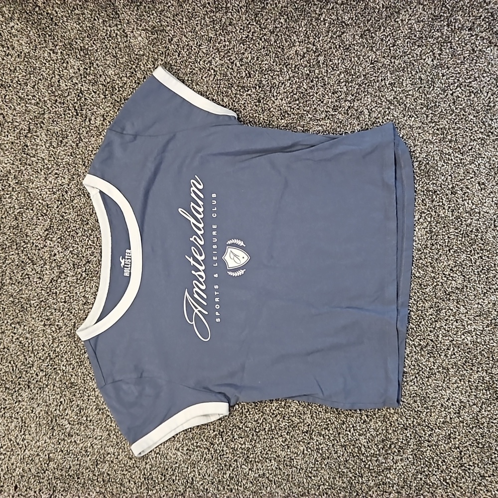Womens Hollister Crop Tee